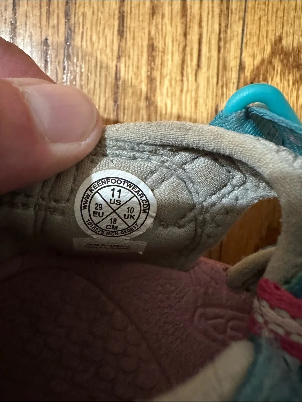 KEEN Teal and Pink Outdoor Closed-Toe Sandals Toddler 11